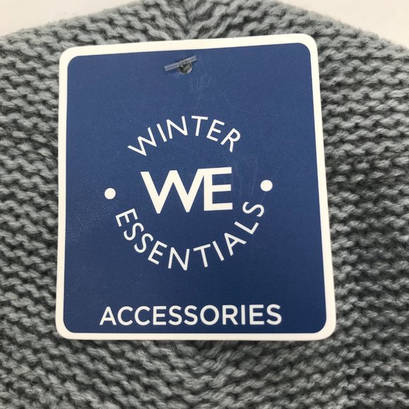 Winter Essentials Men's One Size Gray Knit Beanie New - Picture 4 of 9